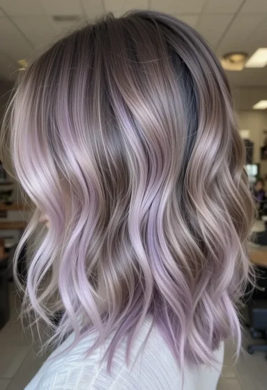 Ash Brown With Muted Lavender Tint