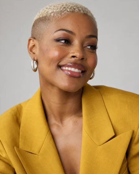 Bleached Buzz Cut with Zero-Guard Side Shave
