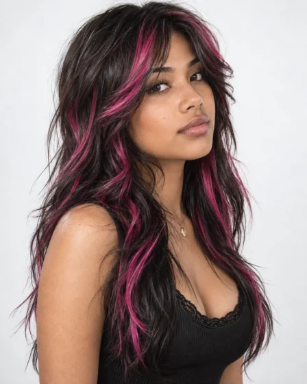 Electric Pink Streaks
