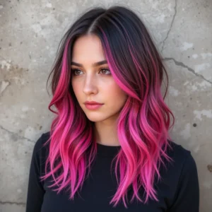 Electric Pink Streaks