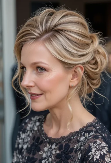 Elegant Messy Updo