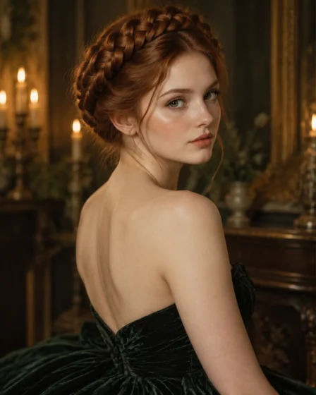 Fishtail Crown Milkmaid Braid