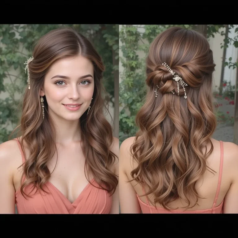 Grecian Twist with Draped Curls
