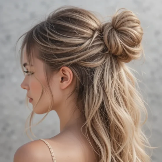 Half-Up Beach Bun