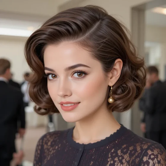 Hollywood-Inspired Retro Curls