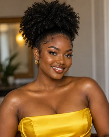 Hydrated Natural Curl High Puff