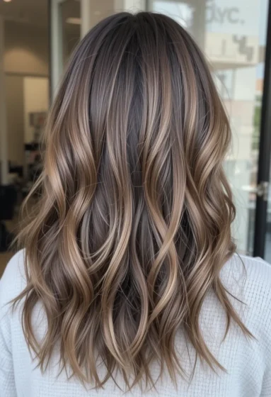 Icy Caramel Balayage