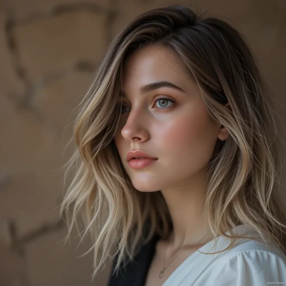 Layered V-Cut for a Dramatic Shape