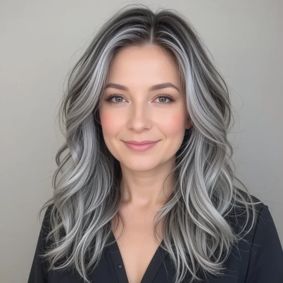 Long Waves with Silver Balayage