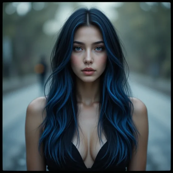 Midnight Blue Balayage