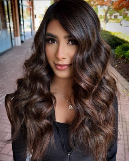 Mocha Glaze Waves