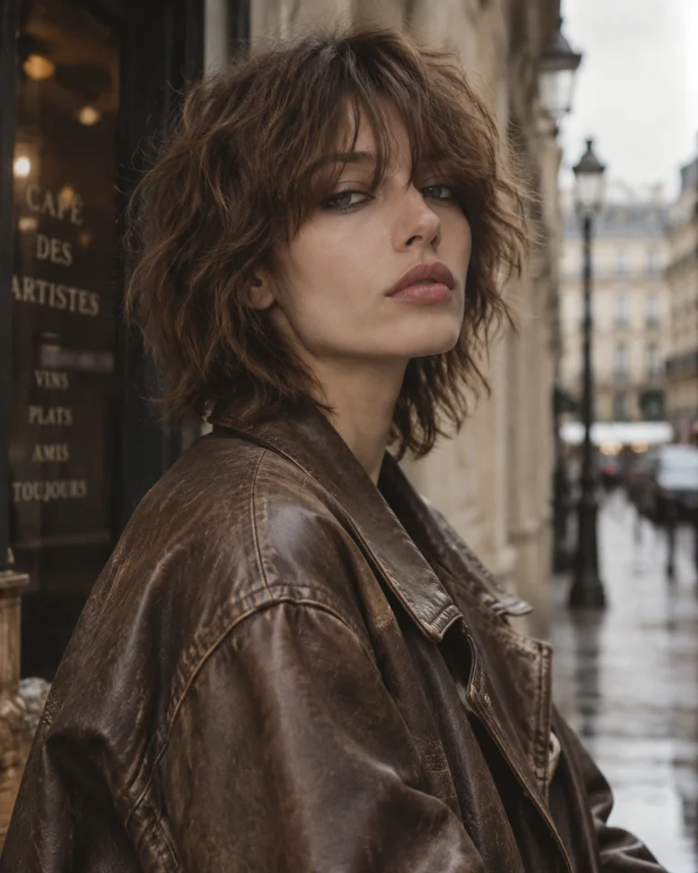 Modern French Shag with Feathery Fringe