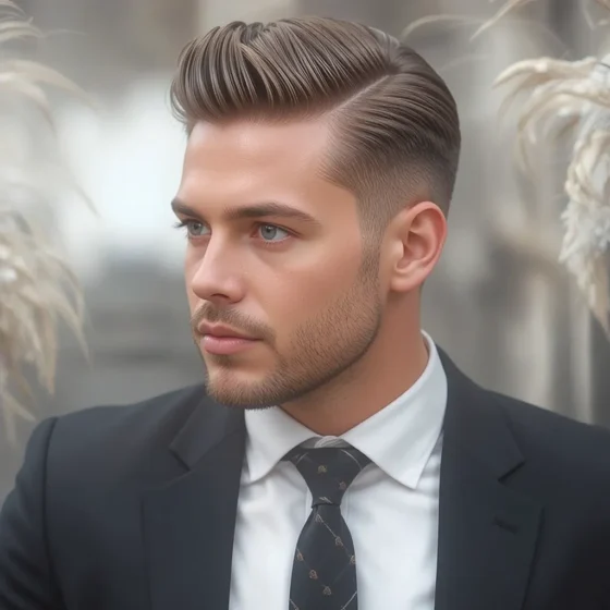 Modern Slick Pompadour