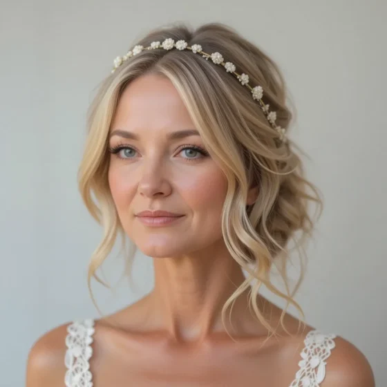 Natural Waves with a Boho Headband