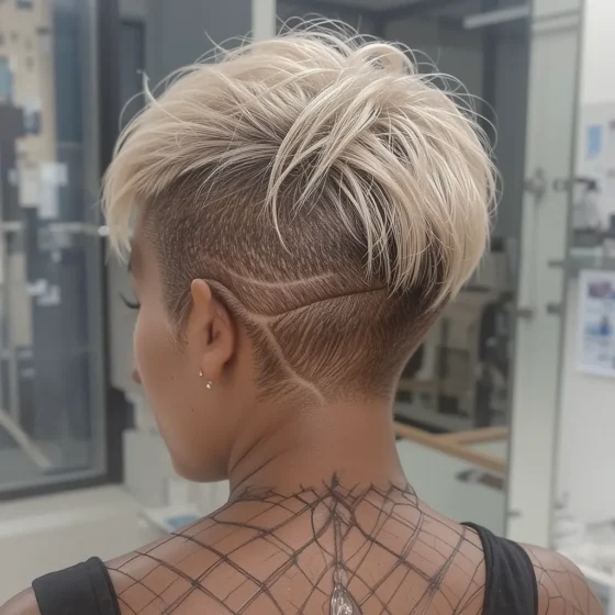 Pixie with V-Shaped Nape