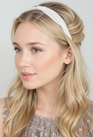 Quick Rolled Headband Style