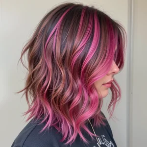 Raspberry Swirl Streaks