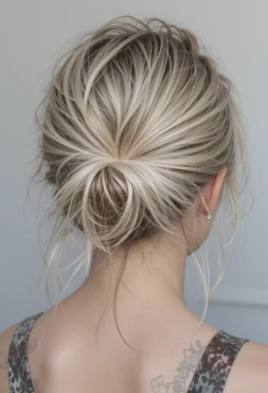 Razor-Cut Side Bangs
