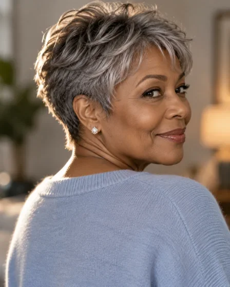 Razor-Softened Nape Pixie