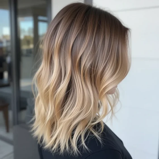 Rooted Honey Blonde Ombre