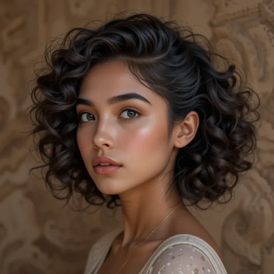 Sculpted Crown Curls