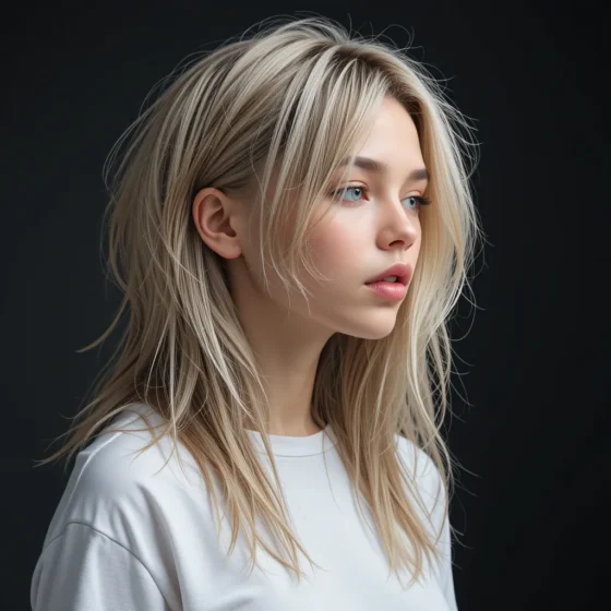 Shaggy Long Hair with Undercut