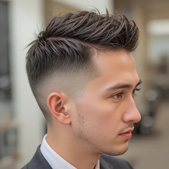 Short and Spiky Fade