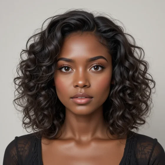 Shoulder-Length Soft Curls