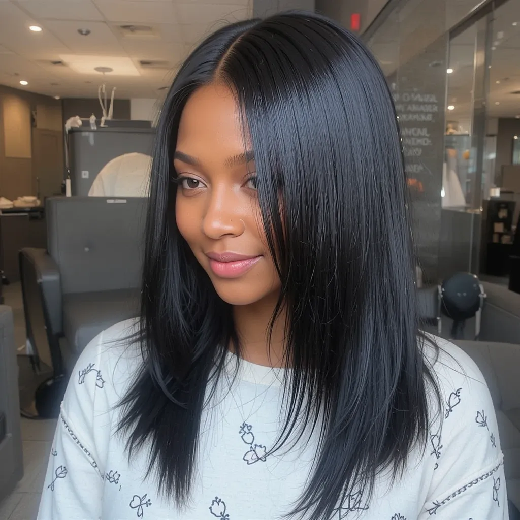 20 Sleek & Chic Straight Hairstyles for Black Women to Try Now — free download