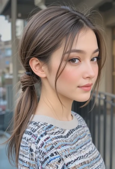 Sleek Low Ponytail