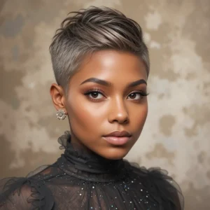 Sleek Pixie with Undercut