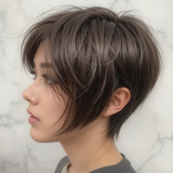 Sleek Pixie with Wispy Fringe