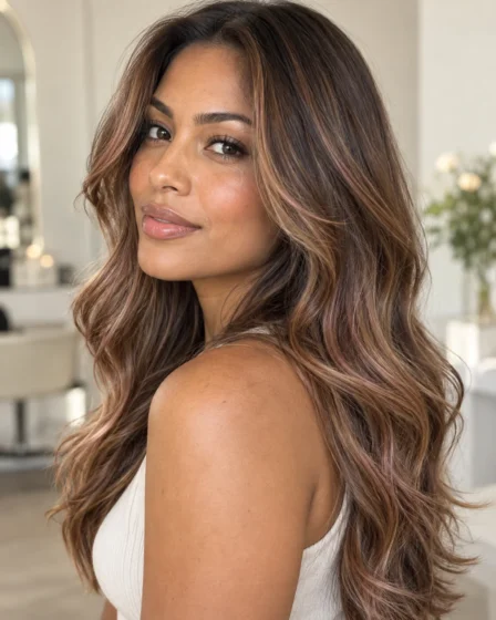 Subtle Rose Gold Highlights