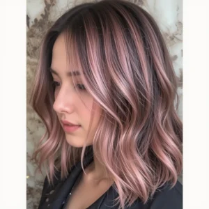 Subtle Rose Gold Highlights