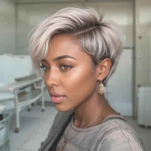 Tapered Pixie with Soft Waves