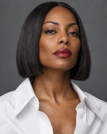 The Blunt Chin-Length Silk Bob