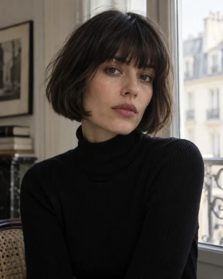 The Classic Parisian French Bob