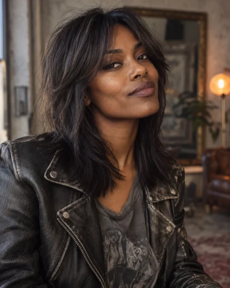 The Modern Straight Shag with Curtain Fringe