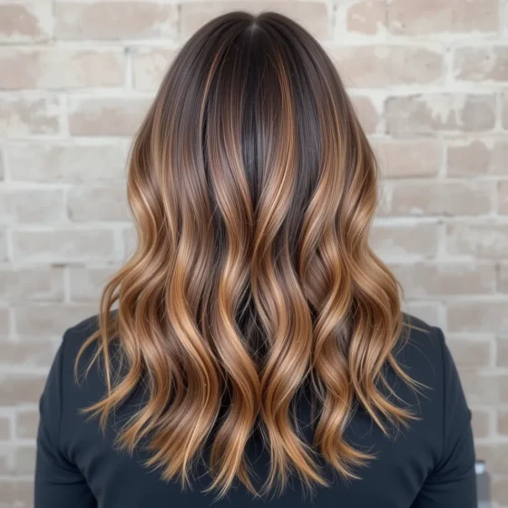 Toasted Caramel with Dark Roots