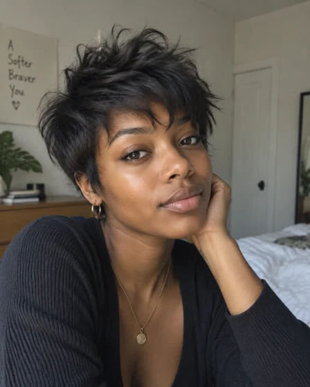 Tousled Bedhead Pixie