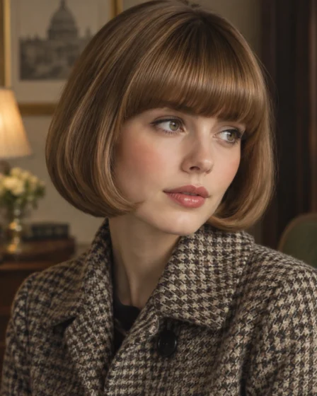 Tucked-Under Classic Pageboy