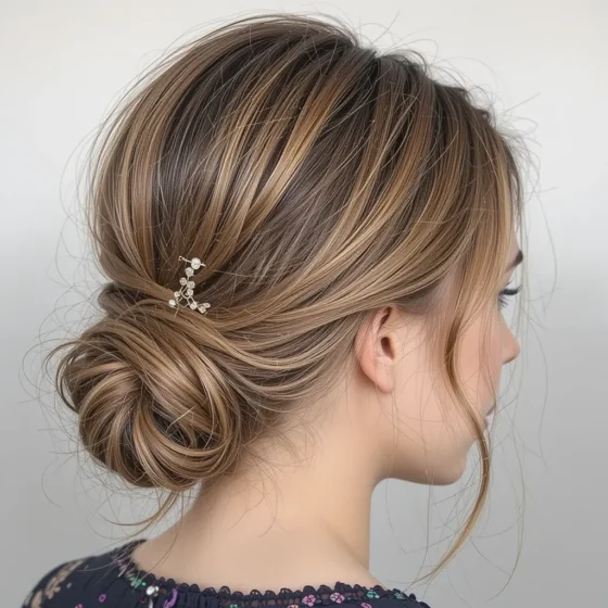 Twisted Low Bun