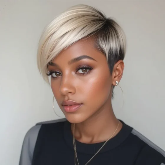 Two-Toned Pixie Cut