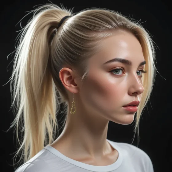 Undercut with High Ponytail