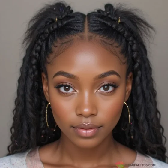 Waist-Length Knotless Braids