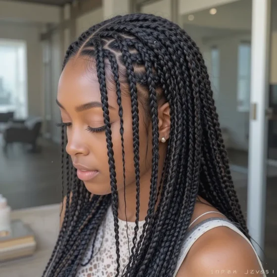 Waterfall Cornrow Braids