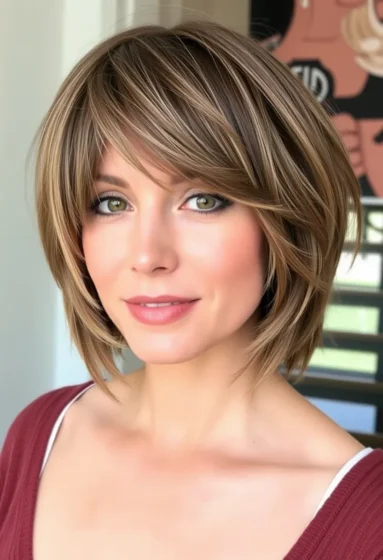 Airy Shag Bob with Face-Framing Layers