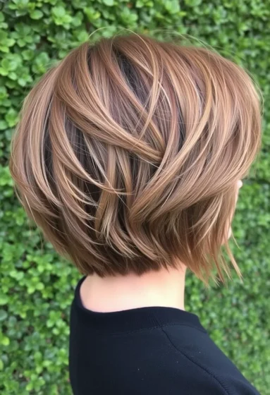Angled Choppy Bob
