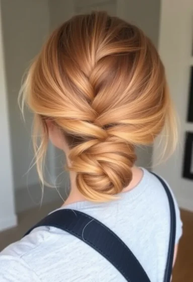 Braided Low Bun