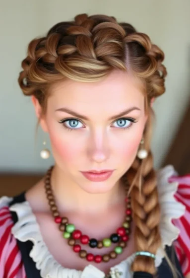Bubble Braid With Beads and Rings